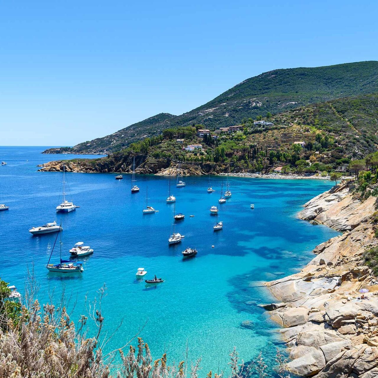 All'isola del Giglio da Porto Azzurro (Elba)